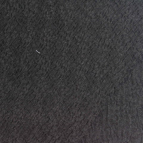 Black Textured Crepe, Polyester
