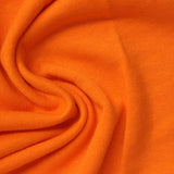Cotton Polyester French Terry Fabric, 290 gsm, 192 cm — Orange — photo 2