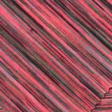 Pink Horizontal-Stripe Jersey Knit, Polyester — photo 2