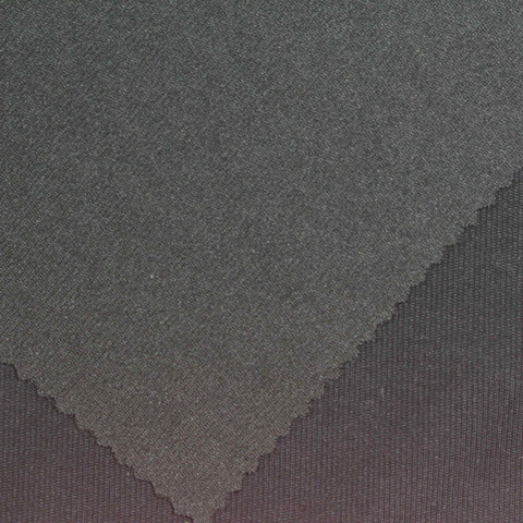 Polyester Stretch Interlock Knit Fabric, 250 gsm, 160 cm — Grey, ref EF-254861