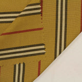 Mustard Horizontal-Stripe Woven, Viscose — photo 2