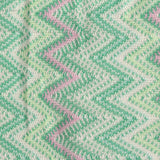 Green Geometric Jacquard, Polyester — photo 2