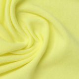 Cotton Polyester French Terry Fabric, 210 gsm, 170 cm — Yellow — photo 2