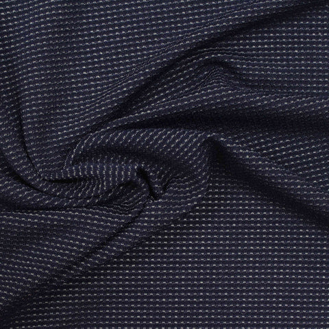 Navy Flecked Mesh, Nylon