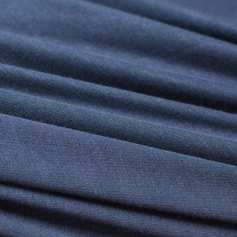 Viscose Stretch Jersey Knit Fabric, 156 gsm, 142 cm — Navy
