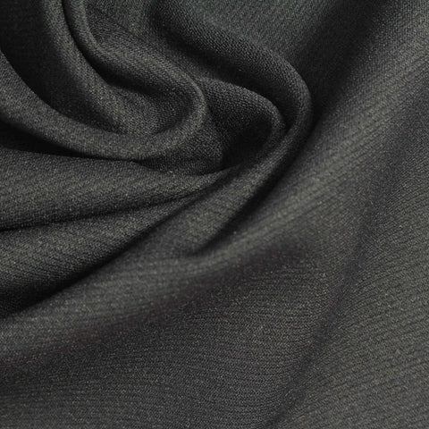 Striped Nylon Stretch Knit Fabric, 280 gsm, 147 cm — Grey