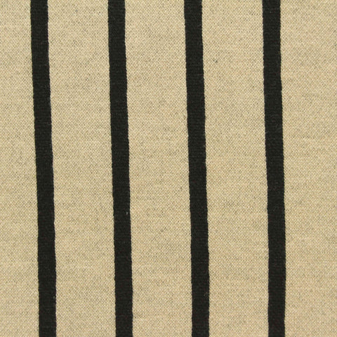 Black Stripes Jacquard, Poly-Cotton