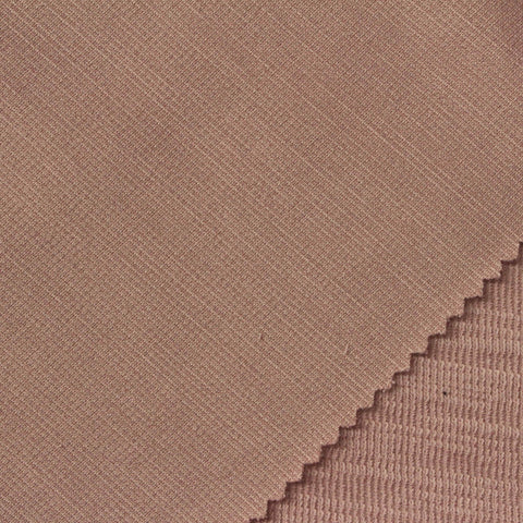 Pink Marl Rib Knit, Cotton-Poly