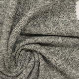 Grey Heather Rib Knit, Poly-Viscose — photo 2