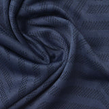 Jacquard 100% Polyester Mesh Fabric, 190 gsm, 185 cm — Navy — photo 2