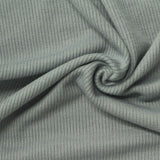 Polyester Stretch Rib Knit Fabric, 247 gsm, 114 cm — Green — photo 2