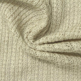 Jacquard Cotton Viscose Chunky Knit Fabric, 230 gsm, 140 cm — Beige — photo 2