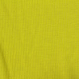 Polyester Stretch Rib Knit Fabric, 160 gsm, 140 cm — Yellow — photo 2