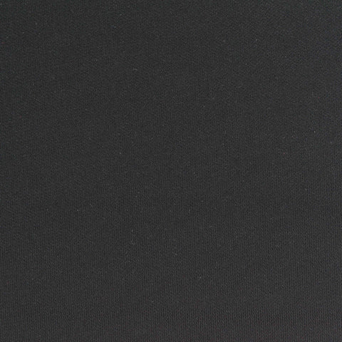 Viscose Stretch Interlock Knit Fabric, 290 gsm, 155 cm — Black