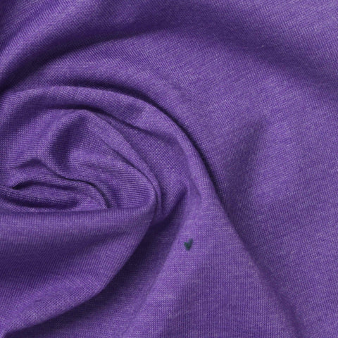 Purple Marl Jersey Knit, Poly-Cotton