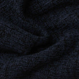 Brushed 100% Polyester Chunky Knit Fabric, 315 gsm, 160 cm — Black — photo 2