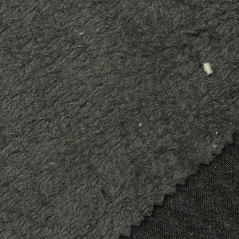 Dark Grey Marl Velvet, Polyester, 310 gsm