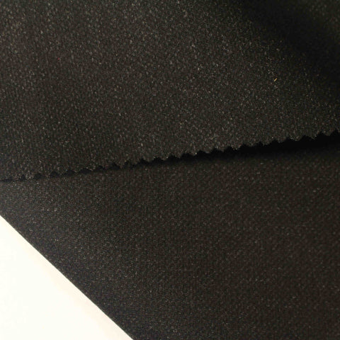 Black Marl Ponte Knit, Viscose-Nylon, 430 gsm, 160 cm, ref EF-206954