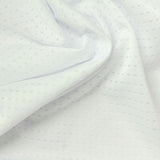 White Dot Rib Knit, Polyester — photo 2