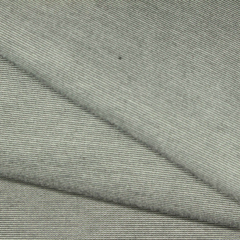 Polyester Viscose Stretch Interlock Knit Fabric, 360 gsm — Green