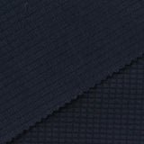 Jacquard Polyester Cotton Stretch Jersey Knit Fabric, 360 gsm, 150 cm — Navy — photo 2