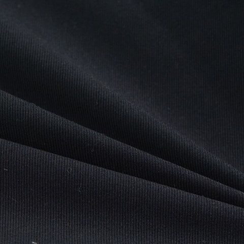 Polyester Viscose Woven Fabric, 220 gsm, 147 cm — Black