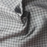 Dark Grey Houndstooth Jacquard, Poly-Viscose — photo 2