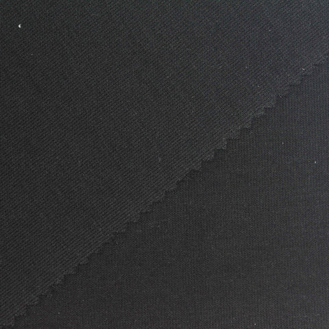 Black Scuba Knit, Poly-Cotton