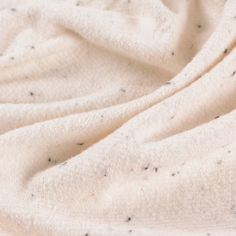 White Marl French Terry, Cotton