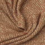 Cream Marl Rib Knit, Viscose-Poly — photo 2