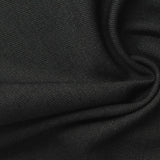 Polyester Viscose Woven Fabric, 320 gsm, 150 cm — Black — photo 2
