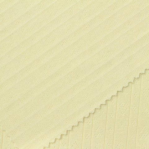 Yellow Diamond Pointelle Knit, Polyester