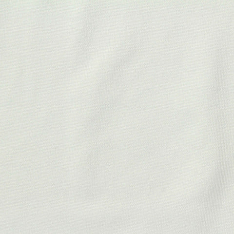 Polyester Stretch Milk Silk Knit Fabric, 170 gsm, 155 cm — White