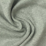 Light Grey Marl Rib Knit, Cotton — photo 2
