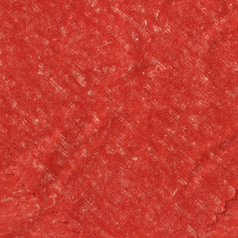Red Marl Jersey Knit, Poly-Linen