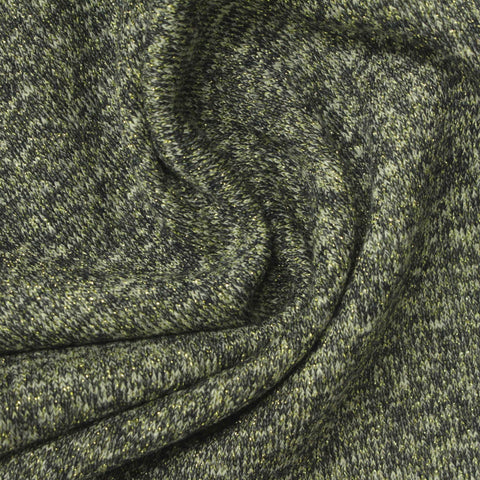 Dark Grey Marl French Terry, Cotton-Poly, 280 gsm, 160 cm