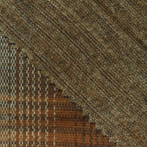 Brown Abstract Jacquard, Polyester