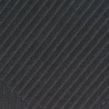 Polyester Stretch Rib Knit Fabric, 230 gsm, 165 cm — Black — photo 2