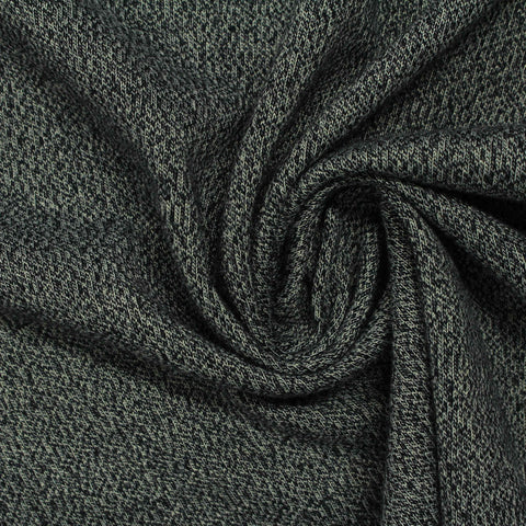 Light Grey Marl Jersey Knit, Poly-Viscose, 230 gsm