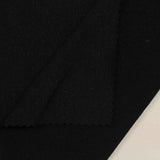 Polyester Stretch French Terry Fabric, 290 gsm, 160 cm — Black — photo 2