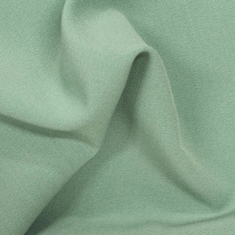 Polyester Viscose Stretch Woven Fabric, 225 gsm — Green