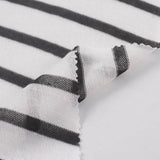 Dark Grey Vertical-Stripe Knit, Polyester — photo 2