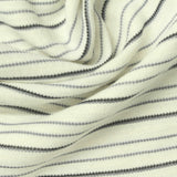 Cream Horizontal-Stripe Jacquard, Cotton-Poly — photo 2