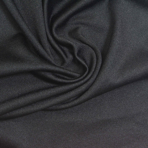 Brushed Polyester Stretch Milk Silk Knit Fabric, 202 gsm, 170 cm — Grey