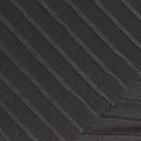 Dark Grey Textured-Line Jacquard, Polyester