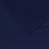Polyester Viscose Stretch French Terry Fabric, 240 gsm, 160 cm — Navy — photo 2