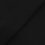 Viscose Nylon Stretch Bengaline Fabric, 257 gsm — Black — photo 2