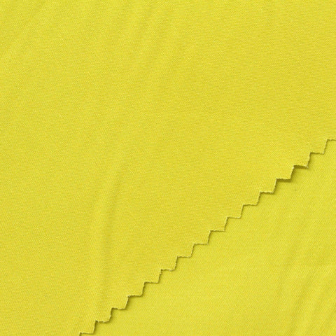 Cotton Stretch Sateen Fabric, 230 gsm, 147 cm — Yellow