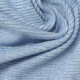 Light Blue Heathered-Marl Knit, Poly-Viscose — photo 2