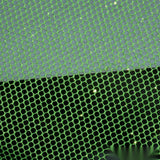Bright Green Geometric Mesh, Polyester — photo 2